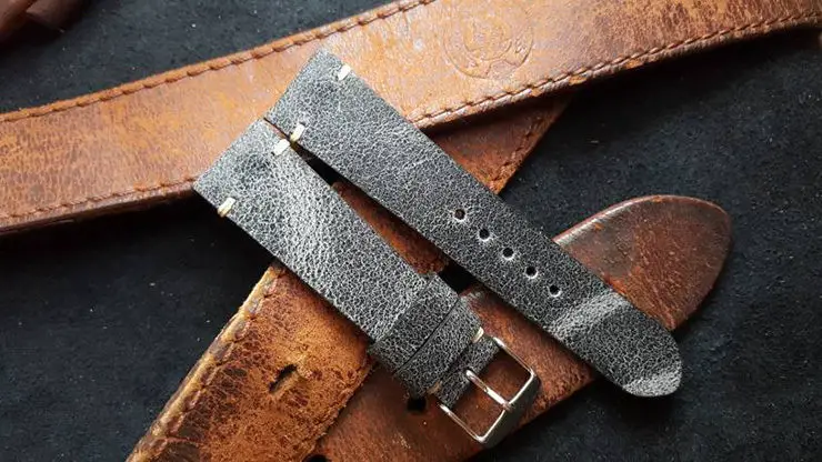 Two One Four Straps – Cracking Black Watch Strap