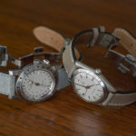 Hodinkee-and-holbens-watch-straps on Tudor and Gycine watches