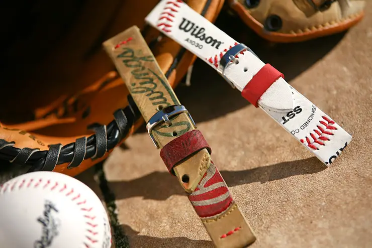 Maverick Custom Straps Baseball Glove Watch Strap