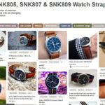 Seiko 5 Watch Strap Inspiration on Pinterest
