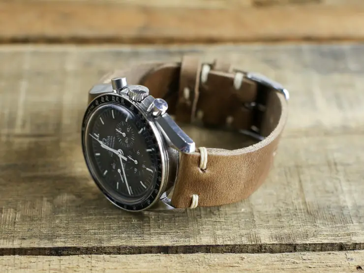 Choice Cuts Industries Brown Horween Leather Watch Band