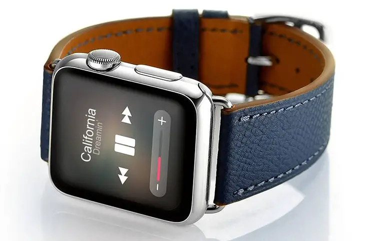 Genuine Leather Apple Watch Band by Leather In Style London