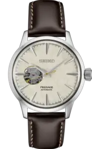 Seiko Presage Cocktail Time -Honeycomb Dial on Leather - SSA781 - Ladies Version