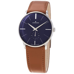 Junghans Meister Blue Dial Brown Band